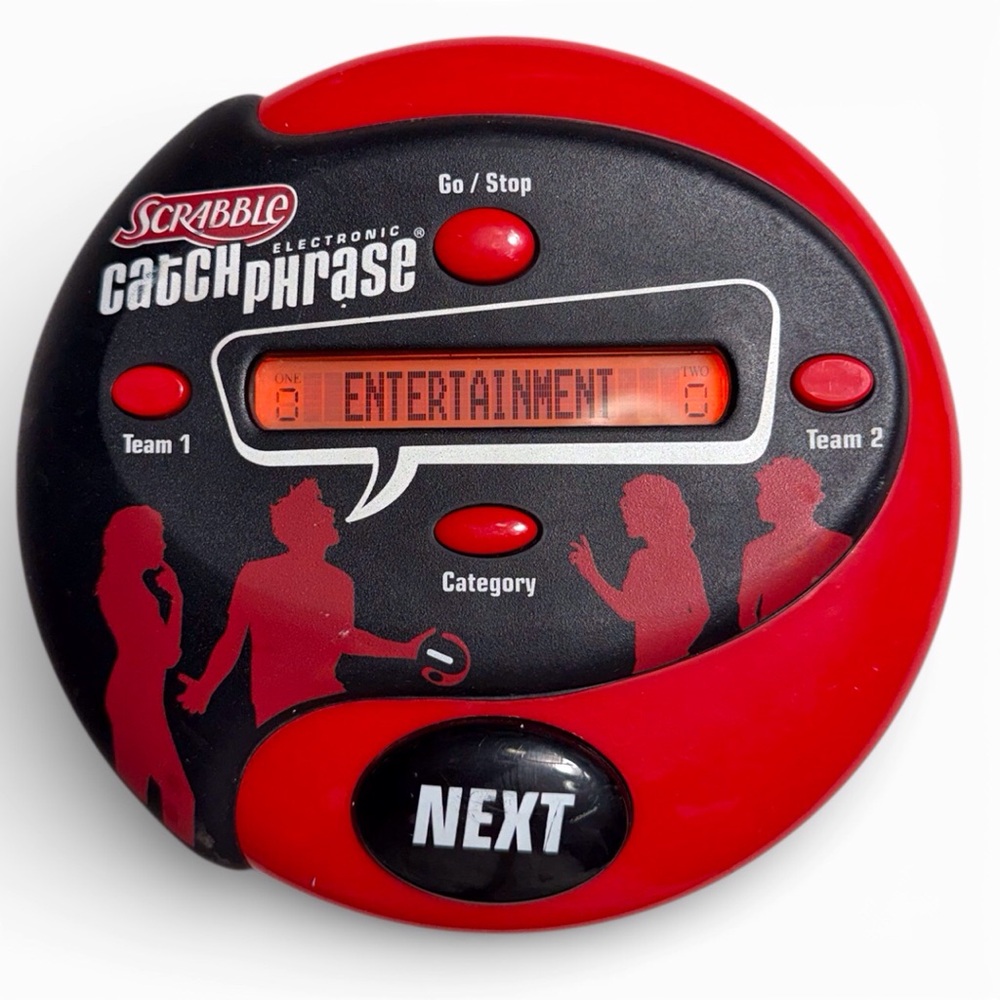 Hasbro Scrabble Electronic Catch Phrase Handheld Electronic Game TESTED - Picture 3 of 4
